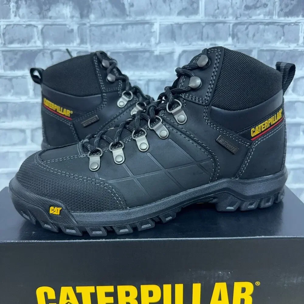 Caterpillar Men Threshold Waterproof Soft Toe Work Boot P74129 Mens Size 7 New